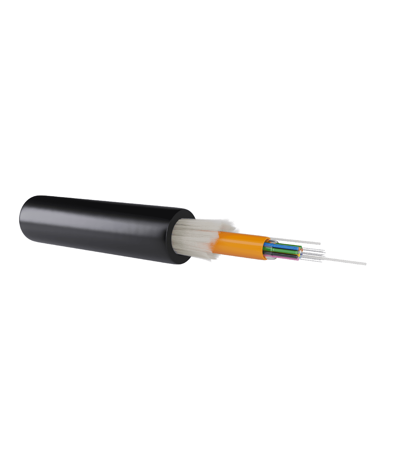 Cable Uni-Tubo Dieléctrico de Fibras Holgadas con Refuerzo de Fibras de Vidrio 3000N – LSZH