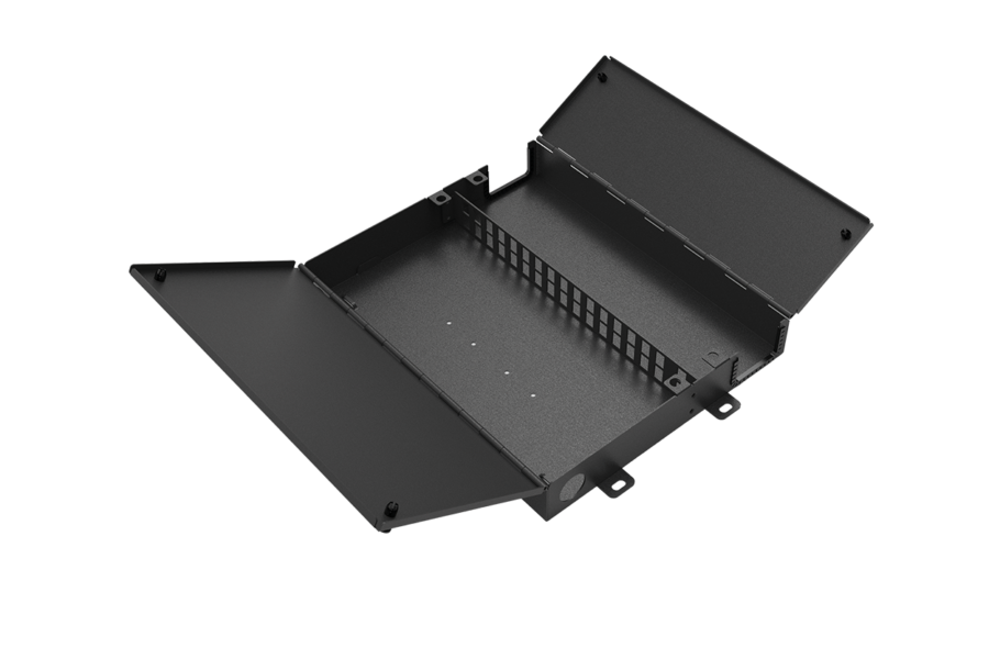 caja de distribución mural con splitters